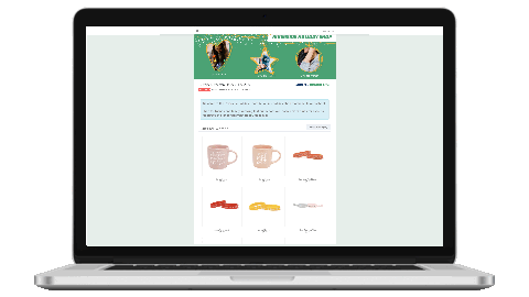 Booster Holiday Shop - Sample Store Scroll