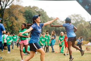 Booster team participating in a Fun Run