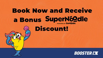 Image of SuperNoodle Discount if you book with Booster