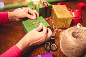 holiday gift wrap fundraising