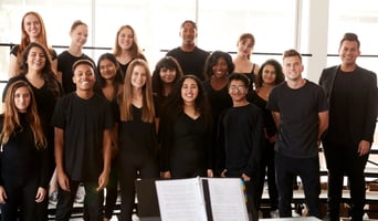 Image of Performing Arts Students in Studio 