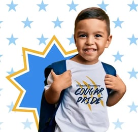 back to school custom swag with school fundraiser gear