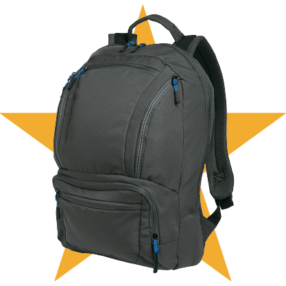 dark gray backpack
