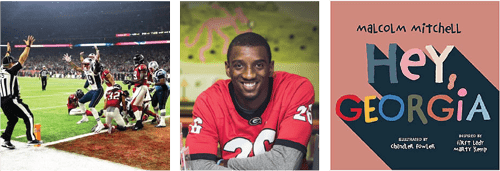 Malcolm Mitchell and his book, 